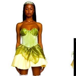 Green Princess Tiana Halloween costume